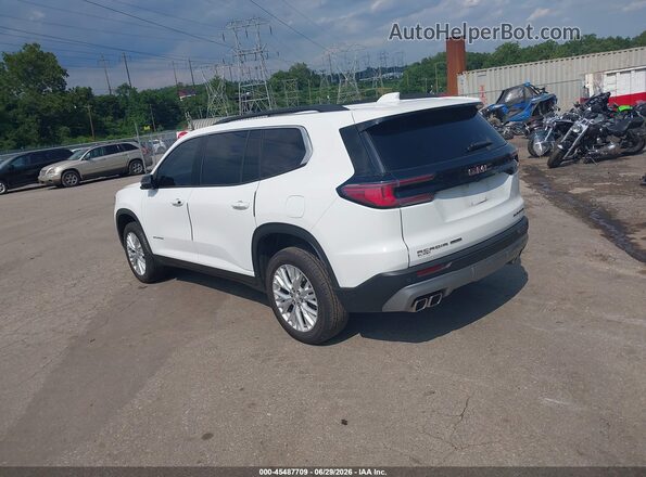 1GKENNKS4RJ196569 2024 GMC ACADIA White Задня ліва чверть