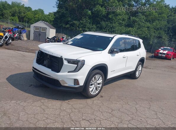 1GKENNKS4RJ196569 2024 GMC ACADIA White Передня ліва чверть