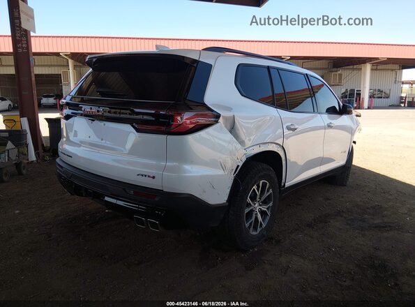 1GKENPRS3SJ247681 2025 GMC ACADIA White Tył prawy