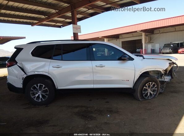1GKENPRS3SJ247681 2025 GMC ACADIA White Widok wnętrza z tyłu