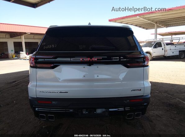 1GKENPRS3SJ247681 2025 GMC ACADIA White 