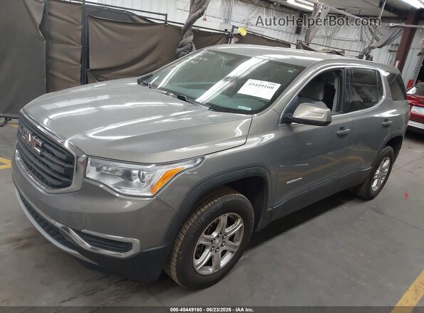 1GKKNKLA2KZ221631 2019 GMC ACADIA Gray Առջևի ձախ երեք քառորդ տեսարան