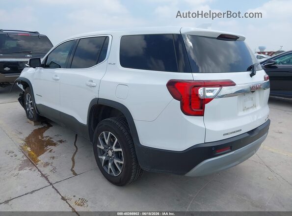 1GKKNKLA6MZ192511 2021 GMC ACADIA White Задня ліва чверть