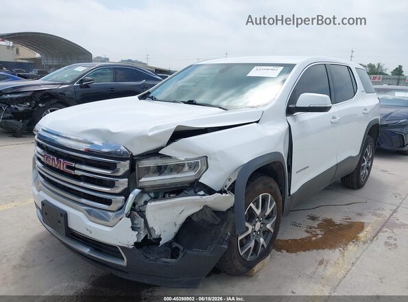 1GKKNKLA6MZ192511 2021 GMC ACADIA White Передня ліва чверть