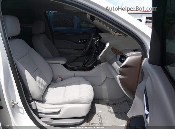 1GKKNKLA8HZ247143 2017 GMC ACADIA Белый Вид салона спереди