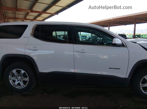 1GKKNKLA9KZ116066 2019 GMC ACADIA White Widok wnętrza z tyłu