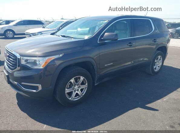 1GKKNKLA9KZ117380 2019 GMC ACADIA Серый Передняя левая четверть