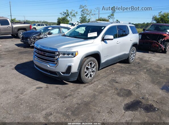 1GKKNKLS1LZ197896 2020 GMC ACADIA Silver Vista tres cuartos delantera izquierda