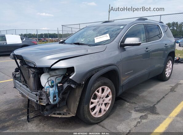 1GKKNKLS1MZ229005 2021 GMC ACADIA Gray Առջևի ձախ երեք քառորդ տեսարան