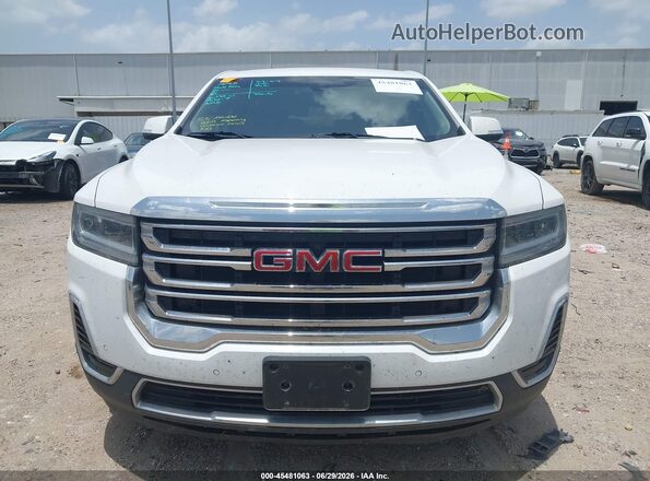 1GKKNKLS6MZ226746 2021 GMC ACADIA White Սալոնի հետևի տեսք