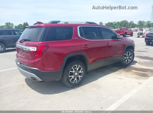 1GKKNKLS8LZ125402 2020 GMC ACADIA Красный Задняя правая четверть