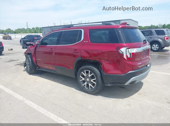 1GKKNKLS8LZ125402 2020 GMC ACADIA Красный Задняя левая четверть
