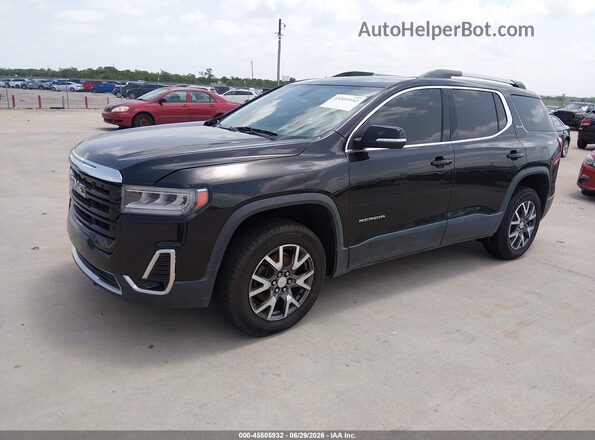 1GKKNKLS9LZ170588 2020 GMC ACADIA Черный Передняя левая четверть