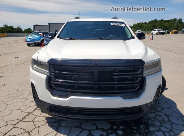 1GKKNKLSXMZ182959 2021 GMC ACADIA Белый Вид спереди