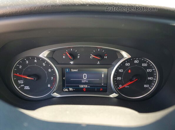 1GKKNKLSXMZ182959 2021 GMC ACADIA Белый Вид щитка приборов