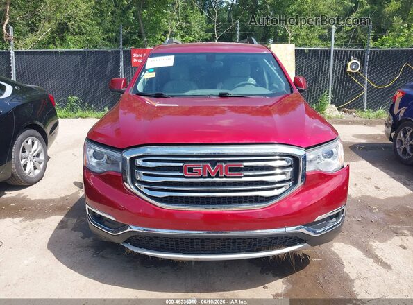 1GKKNLLA9KZ186799 2019 GMC ACADIA Red Вид щитка приладів