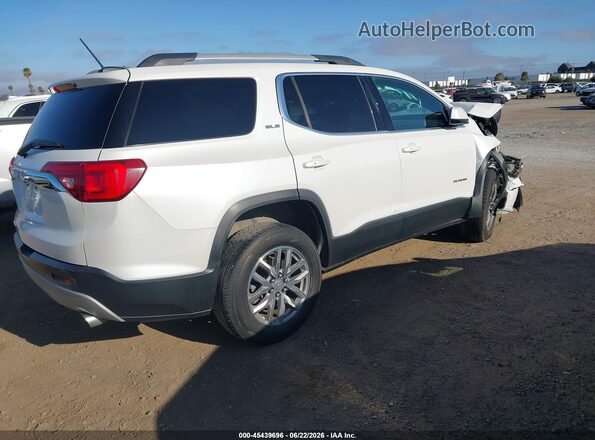 1GKKNLLS0JZ223522 2018 GMC ACADIA Белый Задняя правая четверть