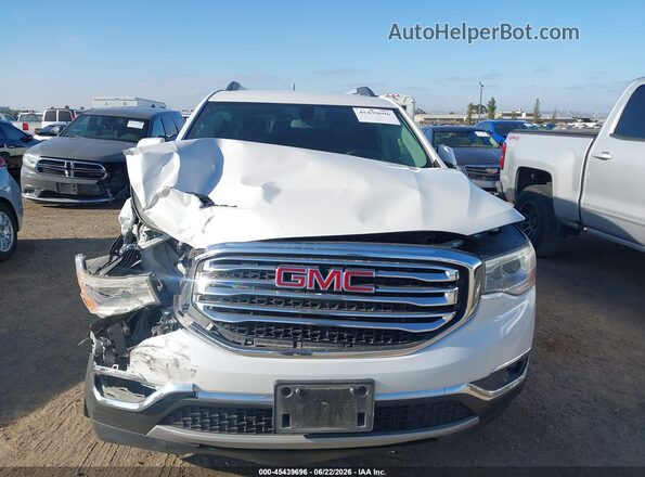 1GKKNLLS0JZ223522 2018 GMC ACADIA Белый Вид щитка приборов