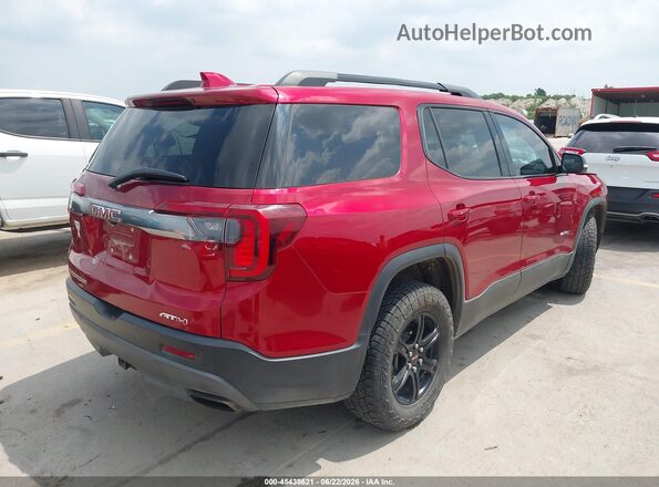 1GKKNLLS0MZ115356 2021 GMC ACADIA Red Rear right