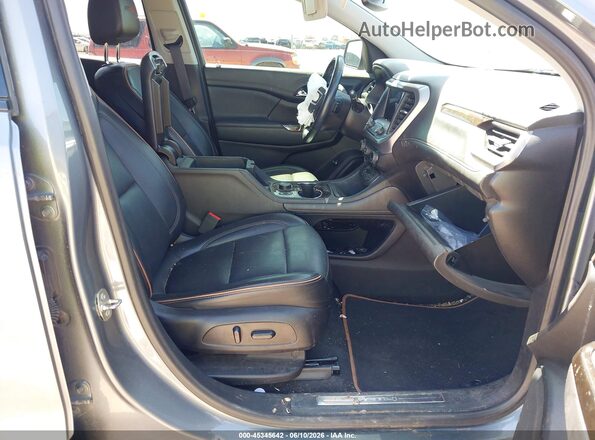 1GKKNLLS0MZ188467 2021 GMC ACADIA Gray Widok wnętrza z przodu