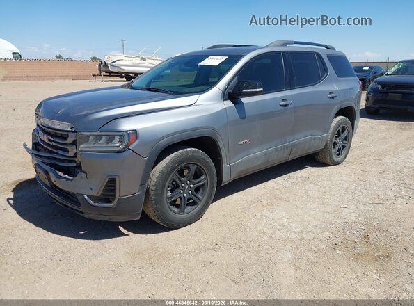 1GKKNLLS0MZ188467 2021 GMC ACADIA Gray Przód lewy