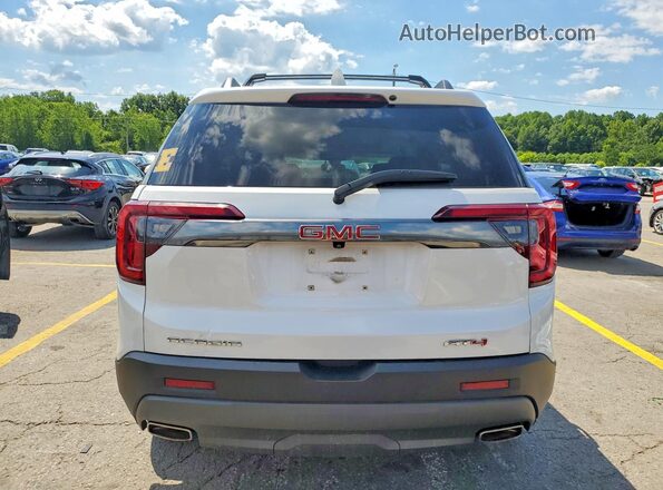1GKKNLLS0PZ243407 2023 GMC ACADIA White Rear view