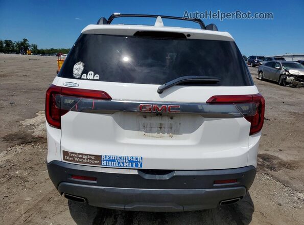 1GKKNLLS2MZ175168 2021 GMC ACADIA White Вид ззаду