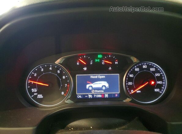 1GKKNLLS3PZ196941 2023 GMC ACADIA Gray Вид щитка приладів