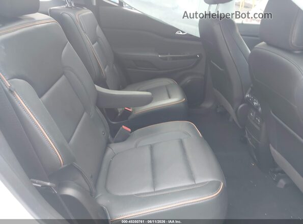 1GKKNLLS5PZ143383 2023 GMC ACADIA White VIN კოდის სტიკერის ხედი