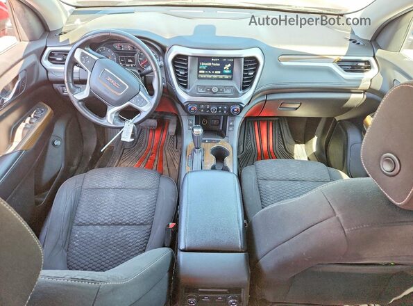 1GKKNLLS7KZ135875 2019 GMC ACADIA Красный Вид панели приборов