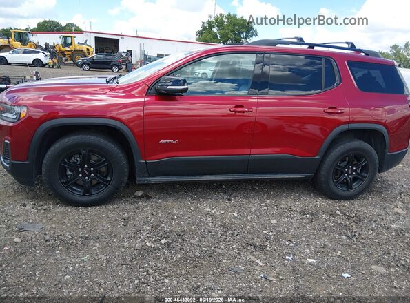 1GKKNLLS7NZ135606 2022 GMC ACADIA Maroon Widok wnętrza 360 stopni