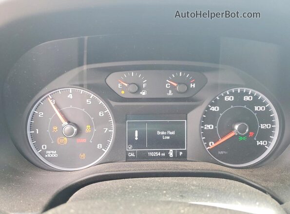 1GKKNLLS8HZ195348 2017 GMC ACADIA Black Instrument cluster view