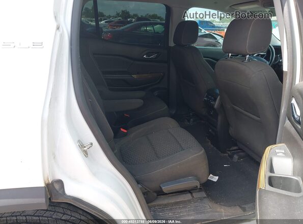1GKKNLLS9HZ243830 2017 GMC ACADIA White Vista de la etiqueta del VIN