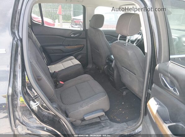 1GKKNLLSXHZ248566 2017 GMC ACADIA Black Widok naklejki z numerem VIN