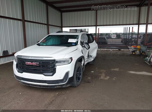 1GKKNLLSXMZ160286 2021 GMC ACADIA White Передня ліва чверть