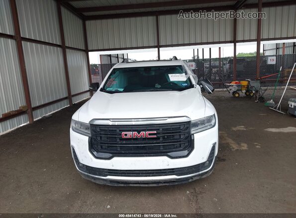 1GKKNLLSXMZ160286 2021 GMC ACADIA White Вид панелі приладів