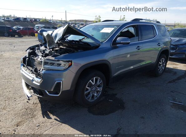 1GKKNML44MZ173624 2021 GMC ACADIA Gray Przód lewy