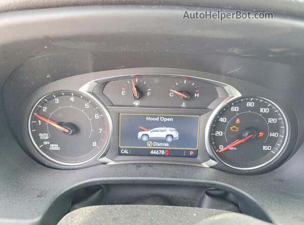 1GKKNML44PZ190511 2023 GMC ACADIA Red Instrument cluster view