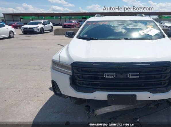 1GKKNML45MZ210695 2021 GMC ACADIA White Widok z przodu