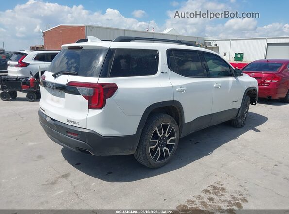 1GKKNML45MZ210695 2021 GMC ACADIA White Tył prawy
