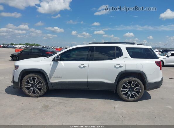 1GKKNML45MZ210695 2021 GMC ACADIA White Widok wnętrza 360 stopni