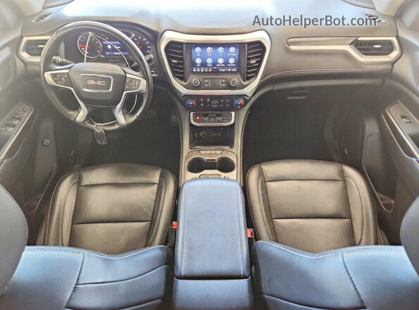 1GKKNML47PZ147118 2023 GMC ACADIA White Widok deski rozdzielczej