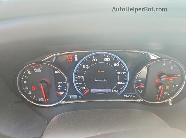 1GKKNML4XLZ216040 2020 GMC ACADIA Gray Widok zestawu wskaźników