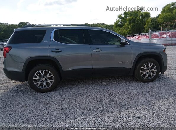 1GKKNMLS0MZ147326 2021 GMC ACADIA Silver Սալոնի հետևի տեսք