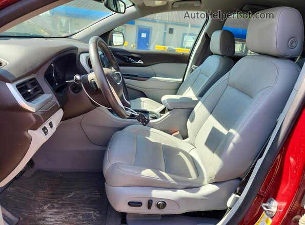 1GKKNMLS1JZ120597 2018 GMC ACADIA Burgundy Вид салону спереду