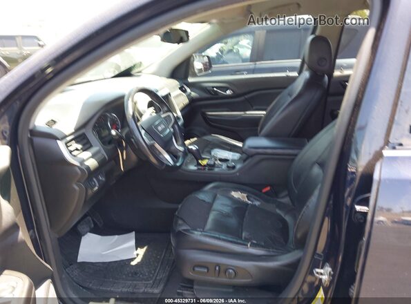 1GKKNMLS2HZ244484 2017 GMC ACADIA Синий Вид салона спереди