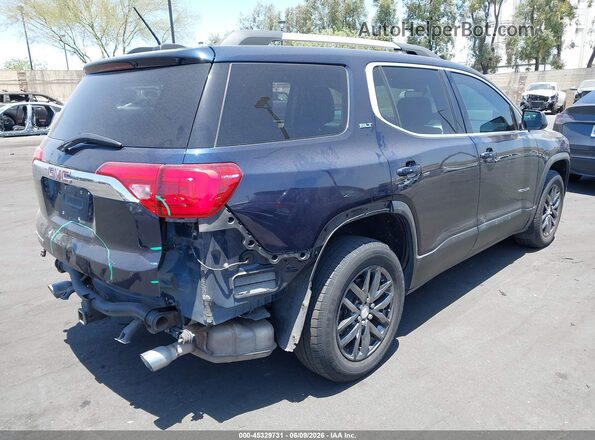 1GKKNMLS2HZ244484 2017 GMC ACADIA Синий Задняя правая четверть
