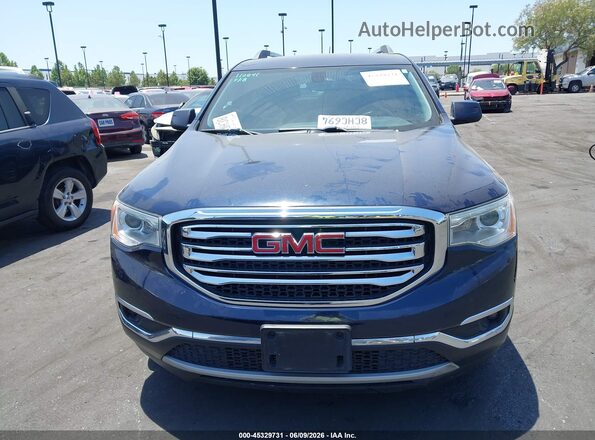 1GKKNMLS2HZ244484 2017 GMC ACADIA Синий Вид задней части салона