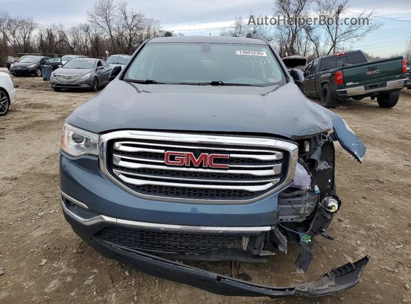 1GKKNMLS2KZ275533 2019 GMC ACADIA Blue წინა ხედი