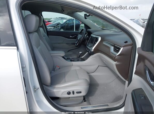 1GKKNMLS3JZ246573 2018 GMC ACADIA White Սալոնի դիմացի տեսք
